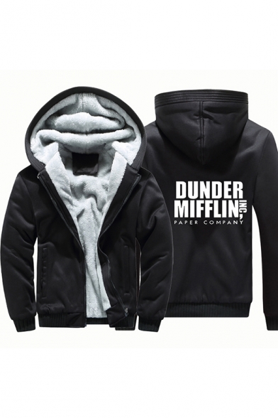 dunder mifflin hoodie zip