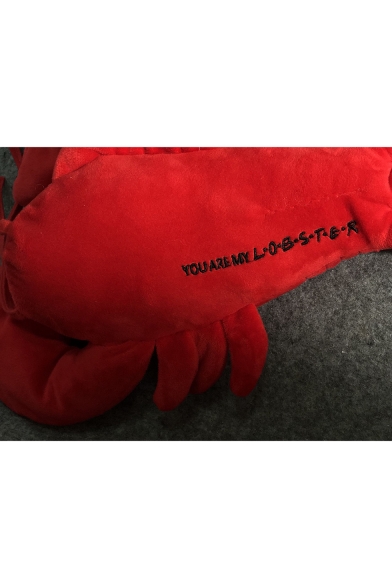Funny Cute Cartoon Lobster Shaped Red Doll Toy Pillow