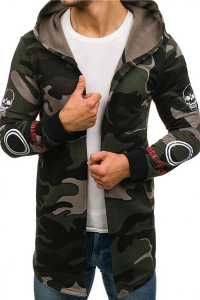 military print hoodie