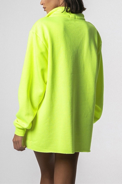 yellow half zip pullover