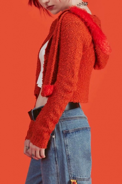 womens pom pom cardigan