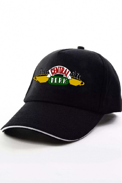 Hot Popular CENTRAL PERK Coffee Pattern Baseball Cap for Couple