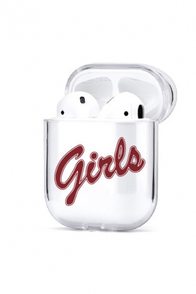 Popular GIRLS Printed White Earphone Protective Cover Case for Apply Airpods