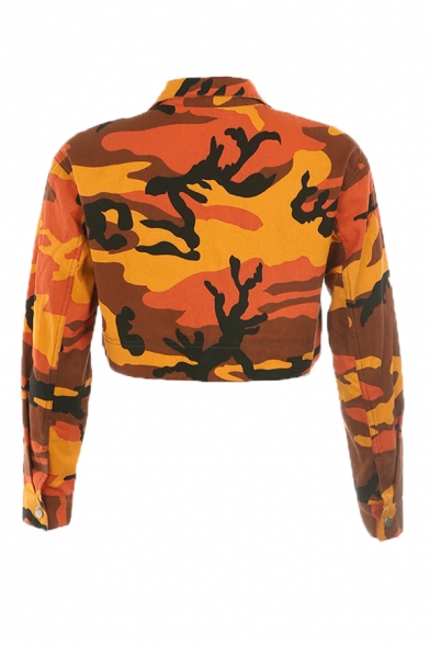 orange camo sweater