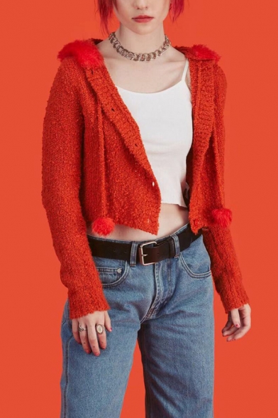 button front cardigan sweatshirt