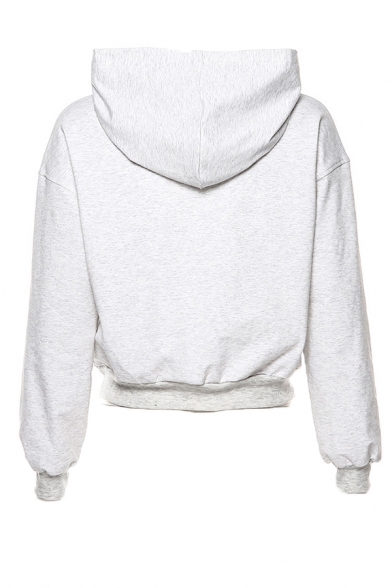 off white crop hoodie