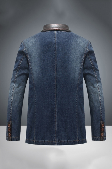 plus size denim jacket mens