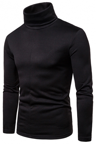 merino wool mock turtleneck base layer