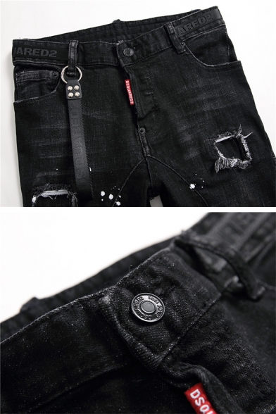 black dsq jeans