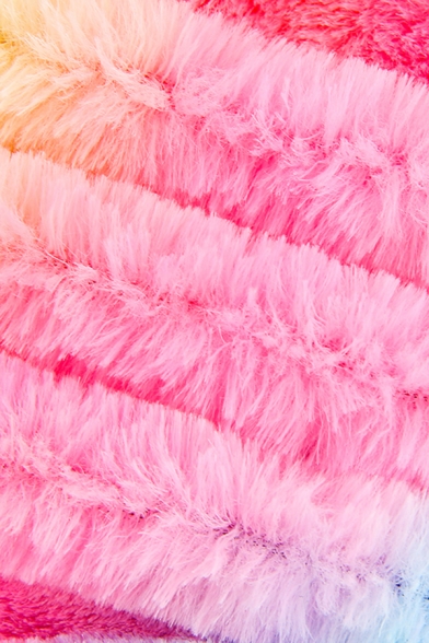 Hot Fancy Girls' Sleeveless Halter Tied Back Fluffy Pink Crop Bustier