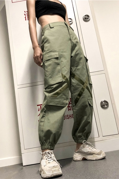 olive green baggy cargo pants