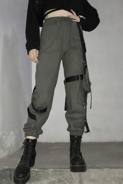 avril black cargo pants