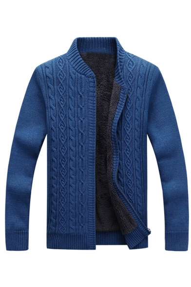 royal blue sweater jacket