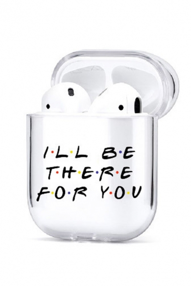 Hot Letter I'LL BE THERE FOR YOU Coffee CENTRAL PERK Printed Earphone Protective Cover
