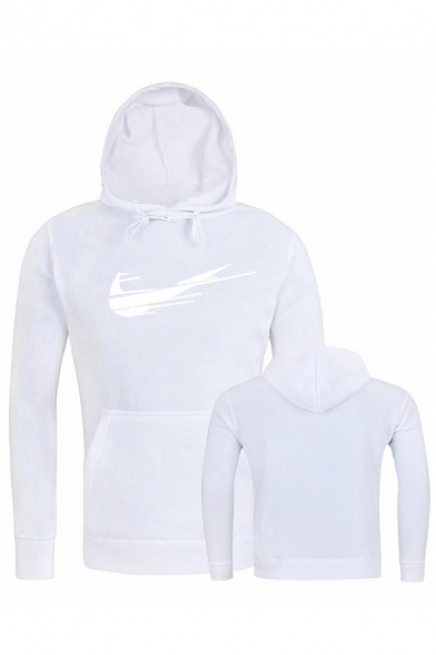 New Arrival Creative Just Do It Logo Pattern Long Sleeve Thick Sport Hoodie