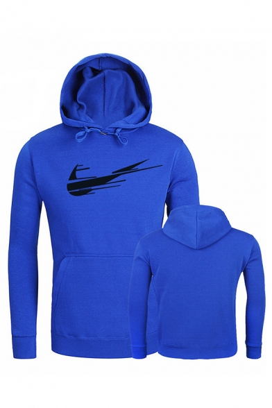 New Arrival Creative Just Do It Logo Pattern Long Sleeve Thick Sport Hoodie
