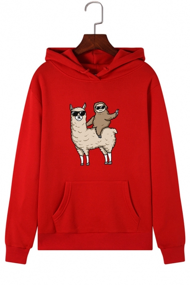 alpaca hoodie pullover