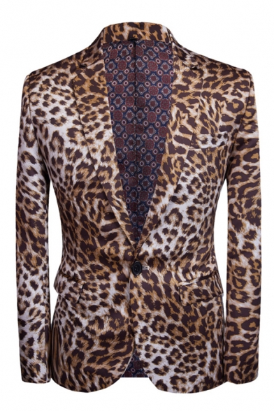 leopard blazer men