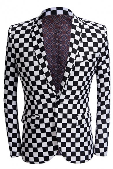 checkerboard blazer