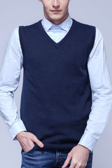 knitted vest mens
