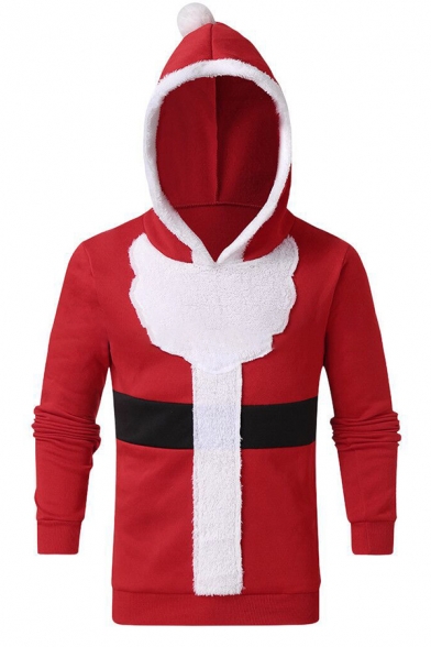 mens santa hoodie