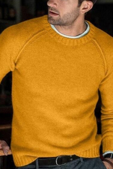 yellow long sleeve sweater