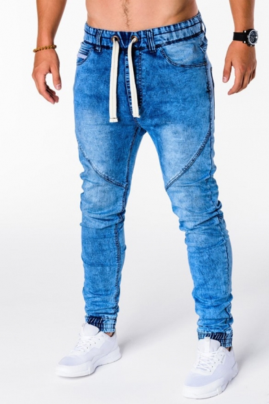 drawstring jeans mens