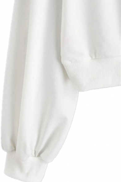 Womens Casual Flag Letter NASA Print Long Sleeve Mock Neck Pullover Sweatshirt