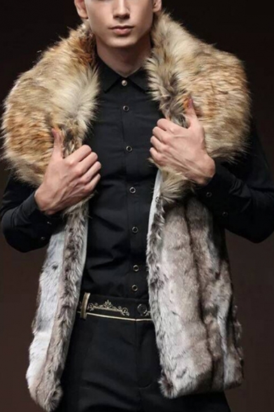 fur waistcoat