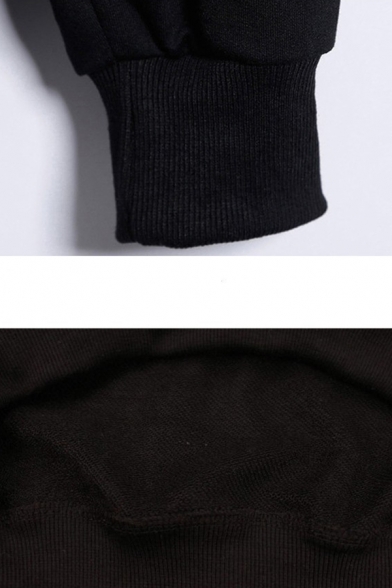 Simple Letter SCOTT'S TOTS Printed Long Sleeves Crew Neck Cotton Sweatshirt