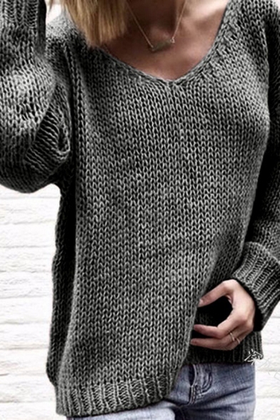 Made By PURL® Ladies New Plain Chunky Knit Loose Baggy Oversized Jumper Tops Womens Long Sleeve Knitted Sweater Top Scoop Neck Warm Pullover 