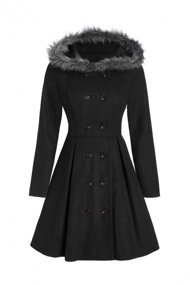 long peplum coat