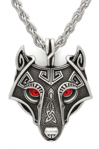Viking Wolf Handmade Stylish Gothic Street Necklace
