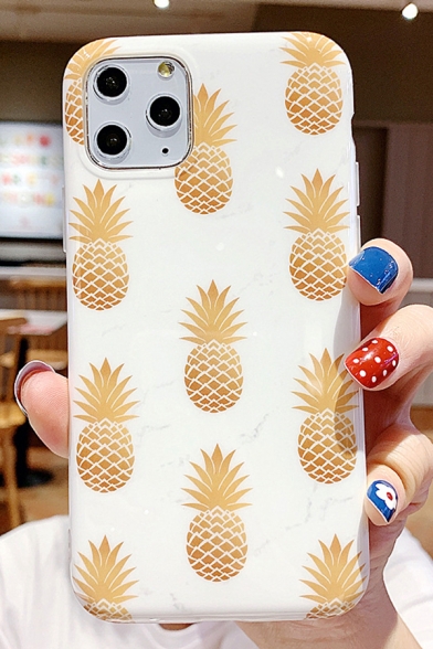 Fashionable Pineapple Patterned iPhone 11 / X Phone Case