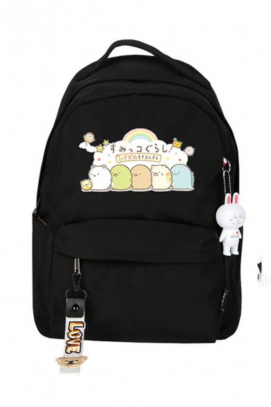 Cute Students Sumikko Anime Peripheral Cartoon Pattern Pendant Backpack