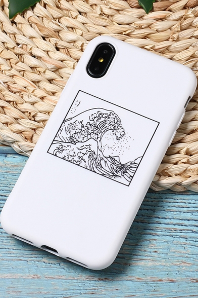 Fashionable Designer Cartoon Wave Painting iPhone 11 Case