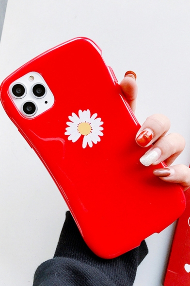 Fancy Silicone Flower Printed iPhone 11 / X Phone Case