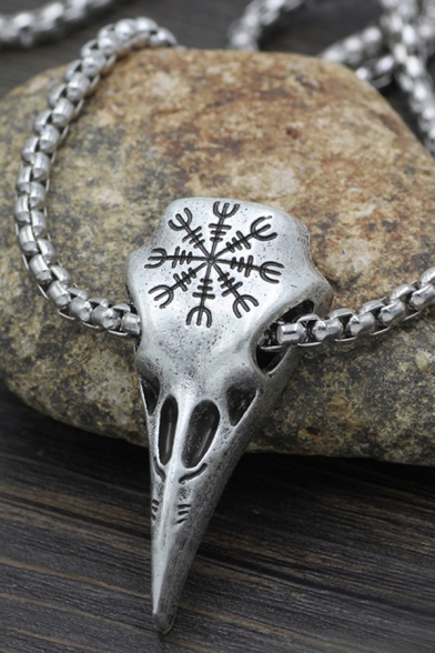 Wholesale-Punk Viking Symbol Olecranon Necklace