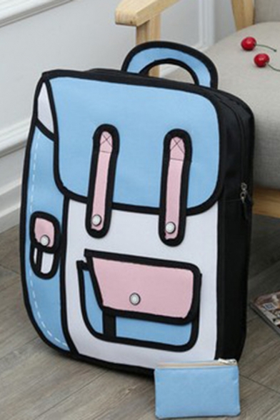 Creative Students Anime 3D Pattern Unique Backpack