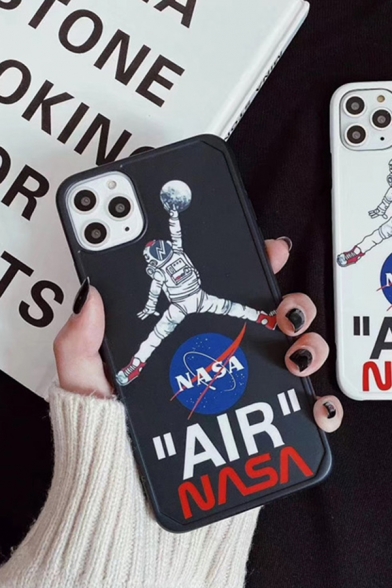 Cool Fashionable Letter AIR NASA Astronaut Planet Graphic iPhone 11 Pro Phone Case