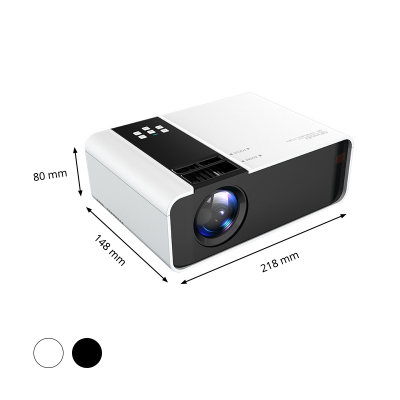 G86 1080P HD Portable LED 854*480 Native Resolution Video Projector USB AV HDMI SD Card Beamer for Home Cinema Theater Support HIFI Sound Effect