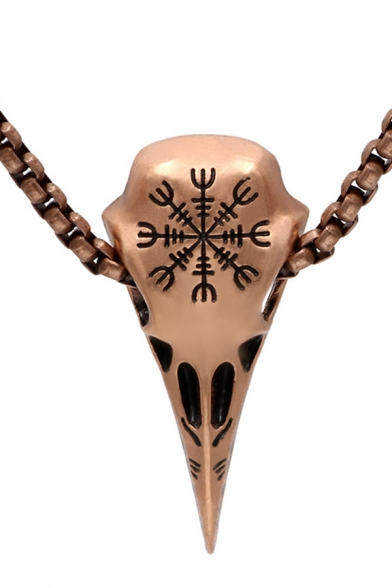 Wholesale-Punk Viking Symbol Olecranon Necklace