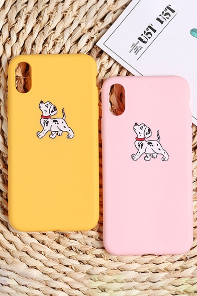 Korean Style Letter NOT TODAY Cartoon Dog Cat iPhone 11 Case