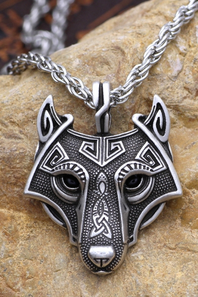 Viking Wolf Handmade Stylish Gothic Street Necklace