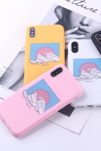Popular Pretty Cartoon Wave Patterned Dull Polish iPhone 11/X Case