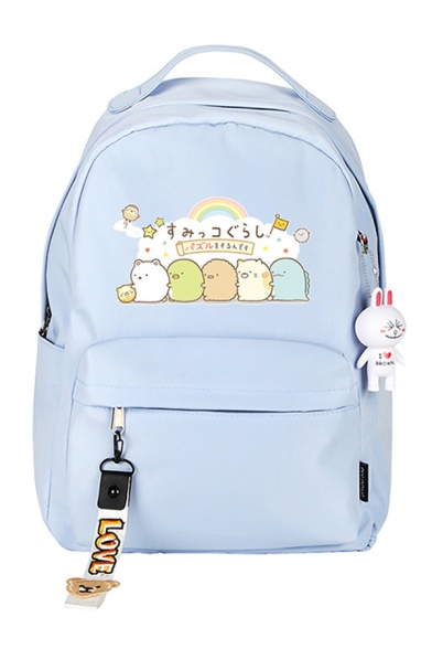 Girl Backpack Cartoon Bunny Anime kawaii Teen College School Bag Cute | eBay