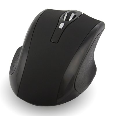 CM0145 Wireless 2.4GHz Mouse Portable Rechargeable Office Gaming Mouse 1000 dpi, Black