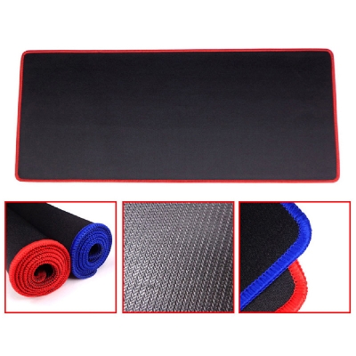 Gaming Mouse Pad Desk Mat Antiskid Office Keyboard Pad, Black/Blue/Red/Red
