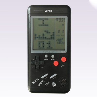 RS-99 Leisure Educational Electronic Handheld Game Machine, Yellow/Black/White