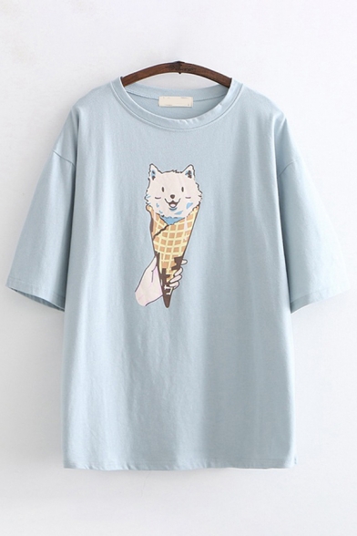 cat ice cream shirt